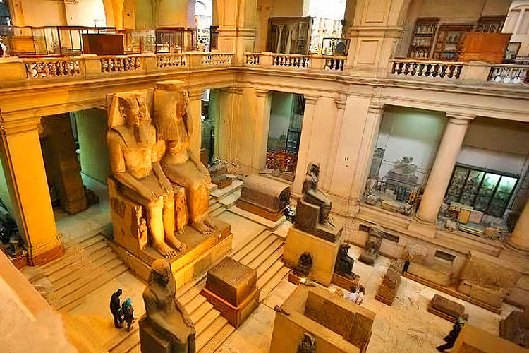 Egyptian-Museum---Kahire,-Mısır